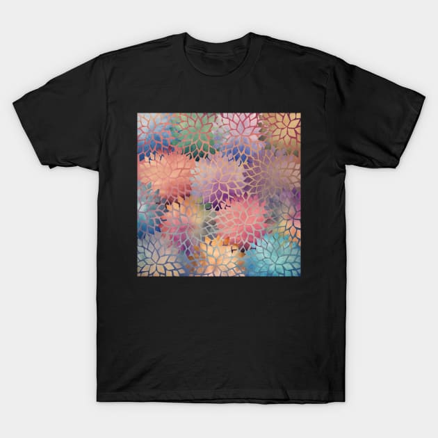 Abstract Floral Petals T-Shirt by aklara